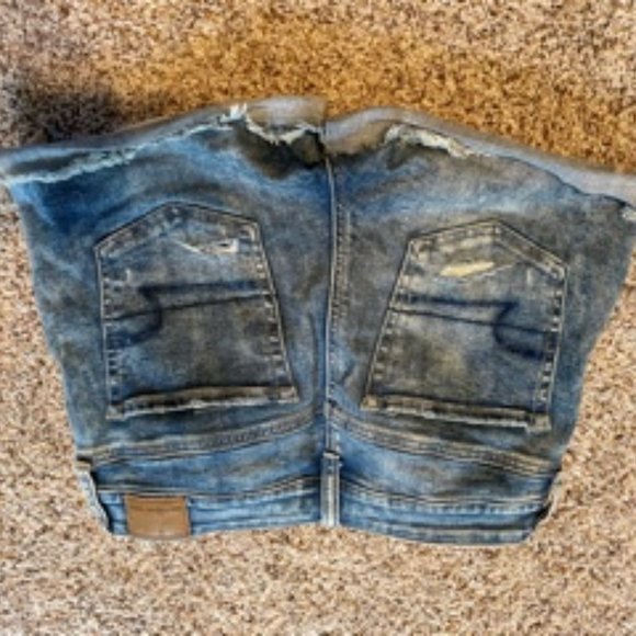 American Eagle Next Level Stretch Jean Shorts - Picture 3 of 5